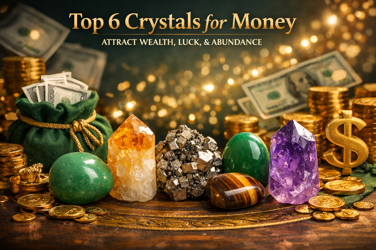 Top 6 Crystals for Money to Attract Wealth, Luck, and Abundance