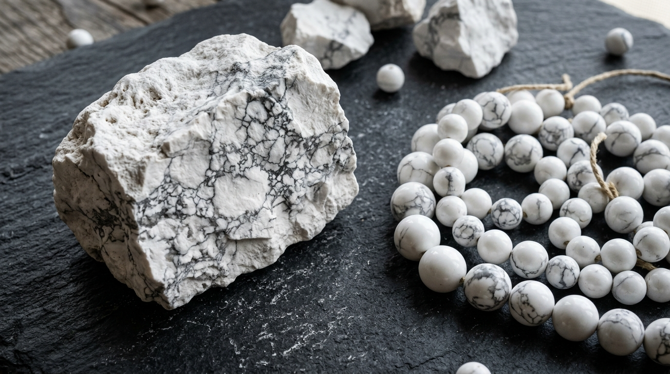 Howlite Crystal: Benefits, Meaning & Spiritual Significance | Namahsutra