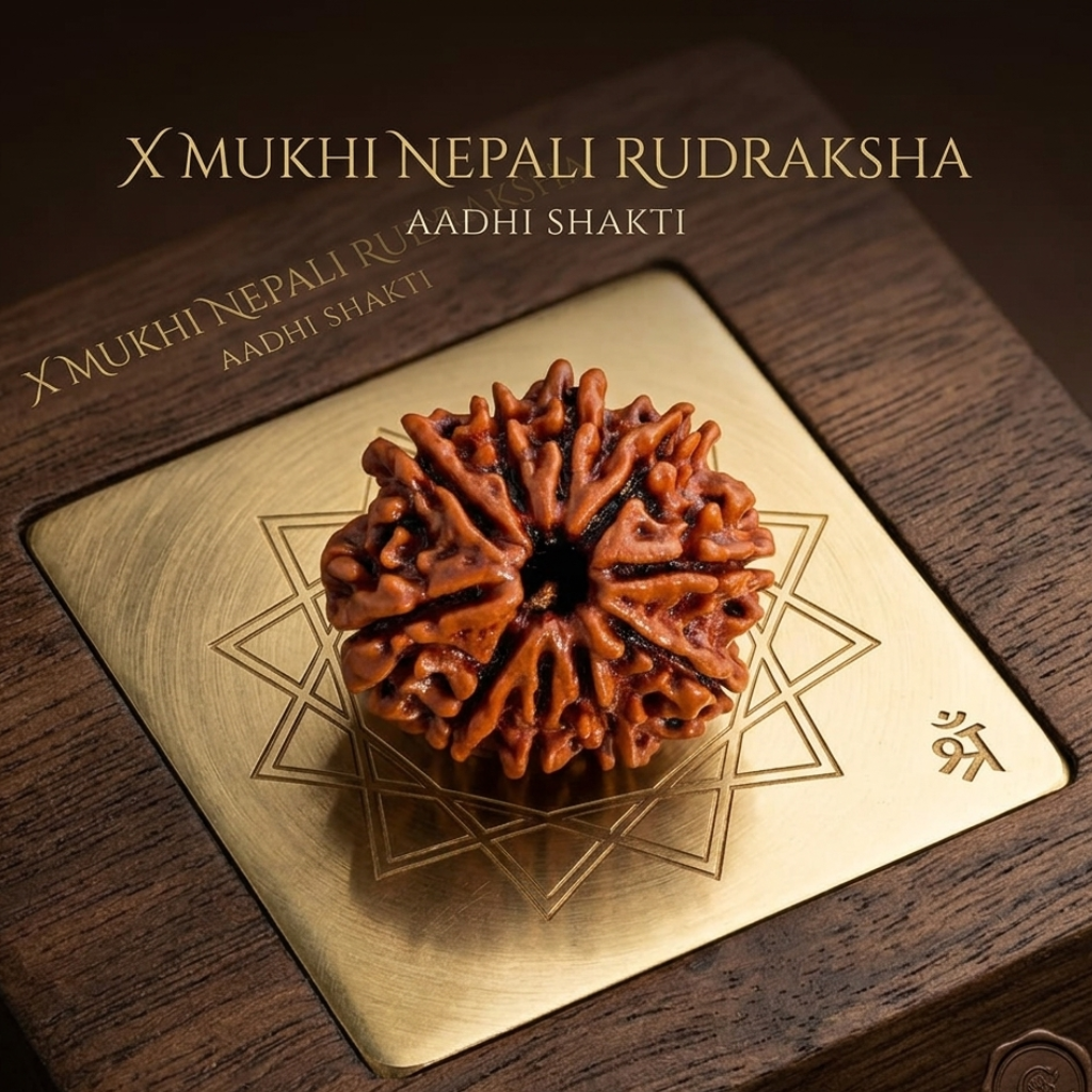 10 Mukhi Nepali Rudraksha