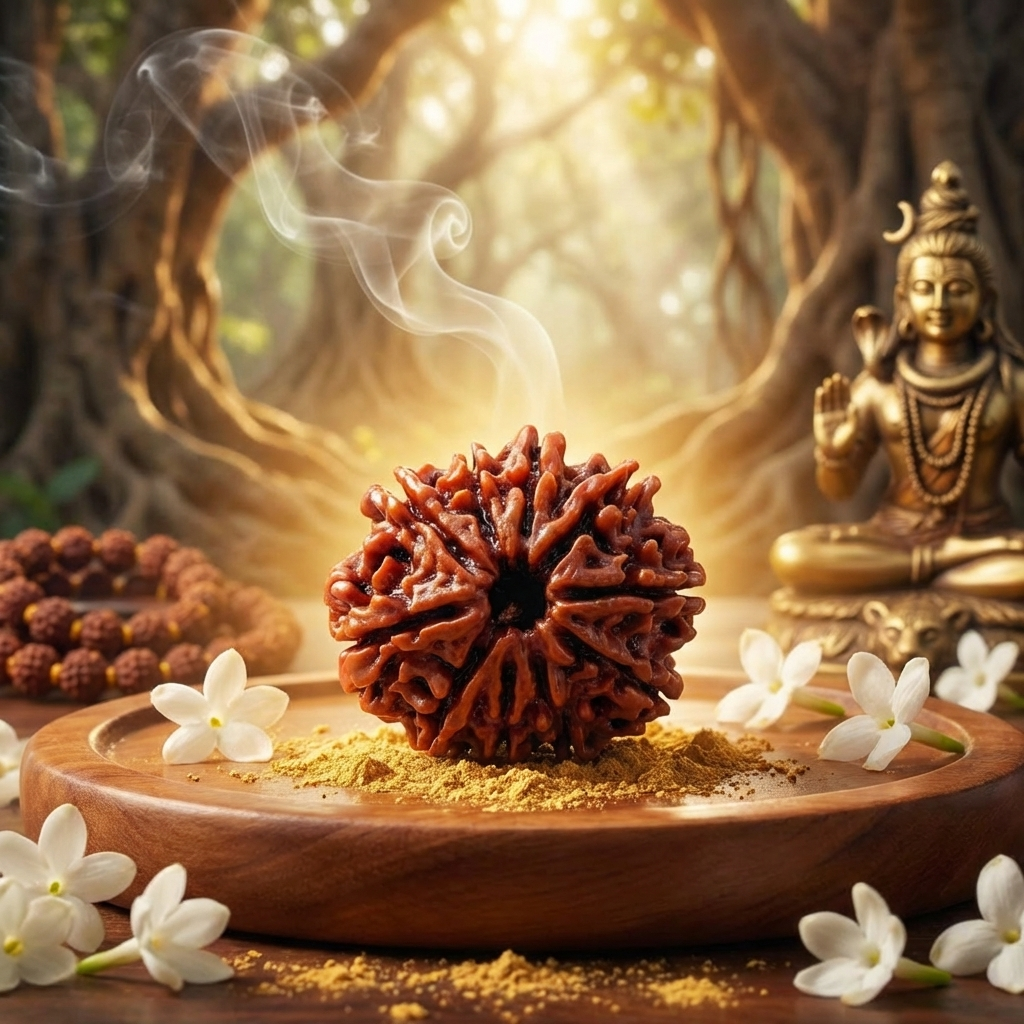 10 Mukhi Nepali Rudraksha