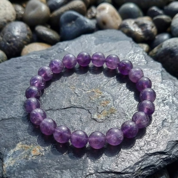 Amethyst Bracelet Natural Calm Intuition Sleep Crystal Original