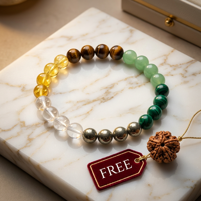 Dhanyog Crystal Bracelet (Lab Certified)