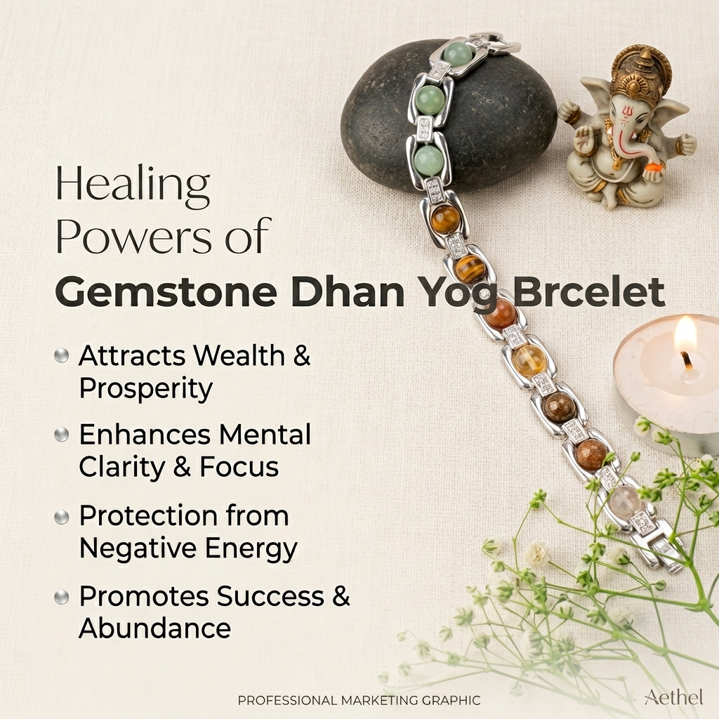 Silver metal Dhanyog Bracelet