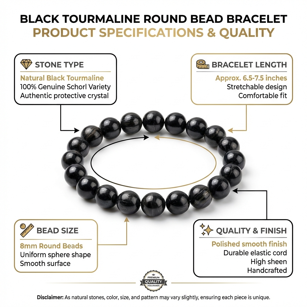 Black Tourmaline Original Bracelet 