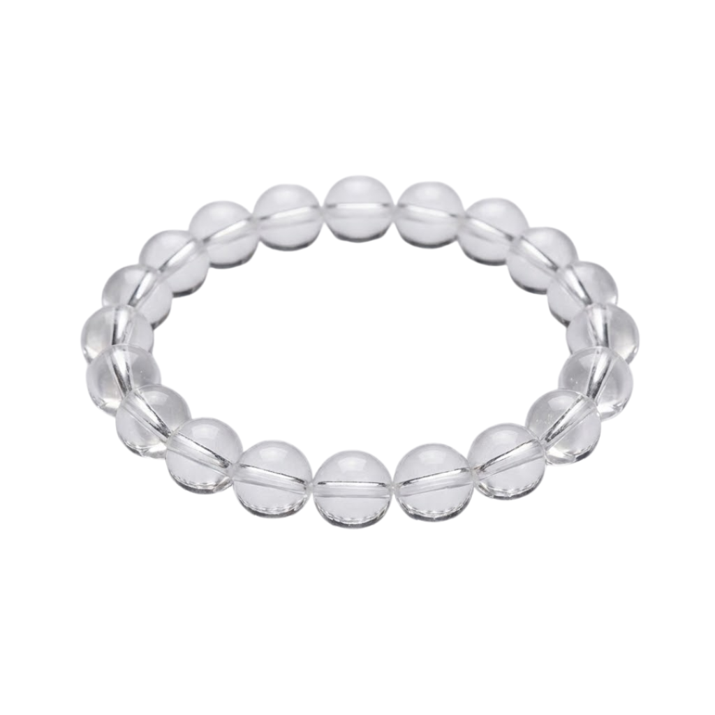 Clear Quartz Rock Crystal Bracelet 