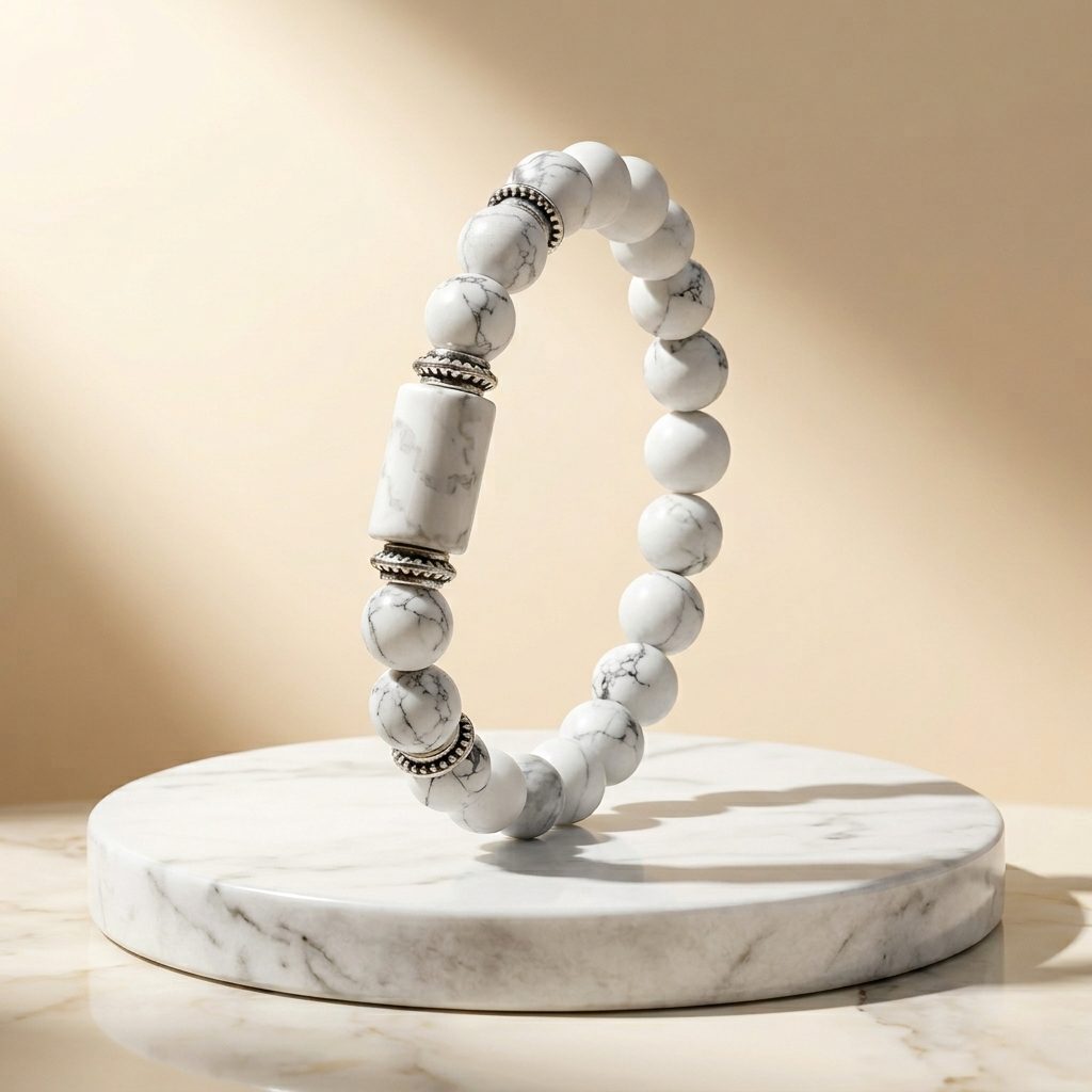 Howlite — Karka Rashi Calm Stone