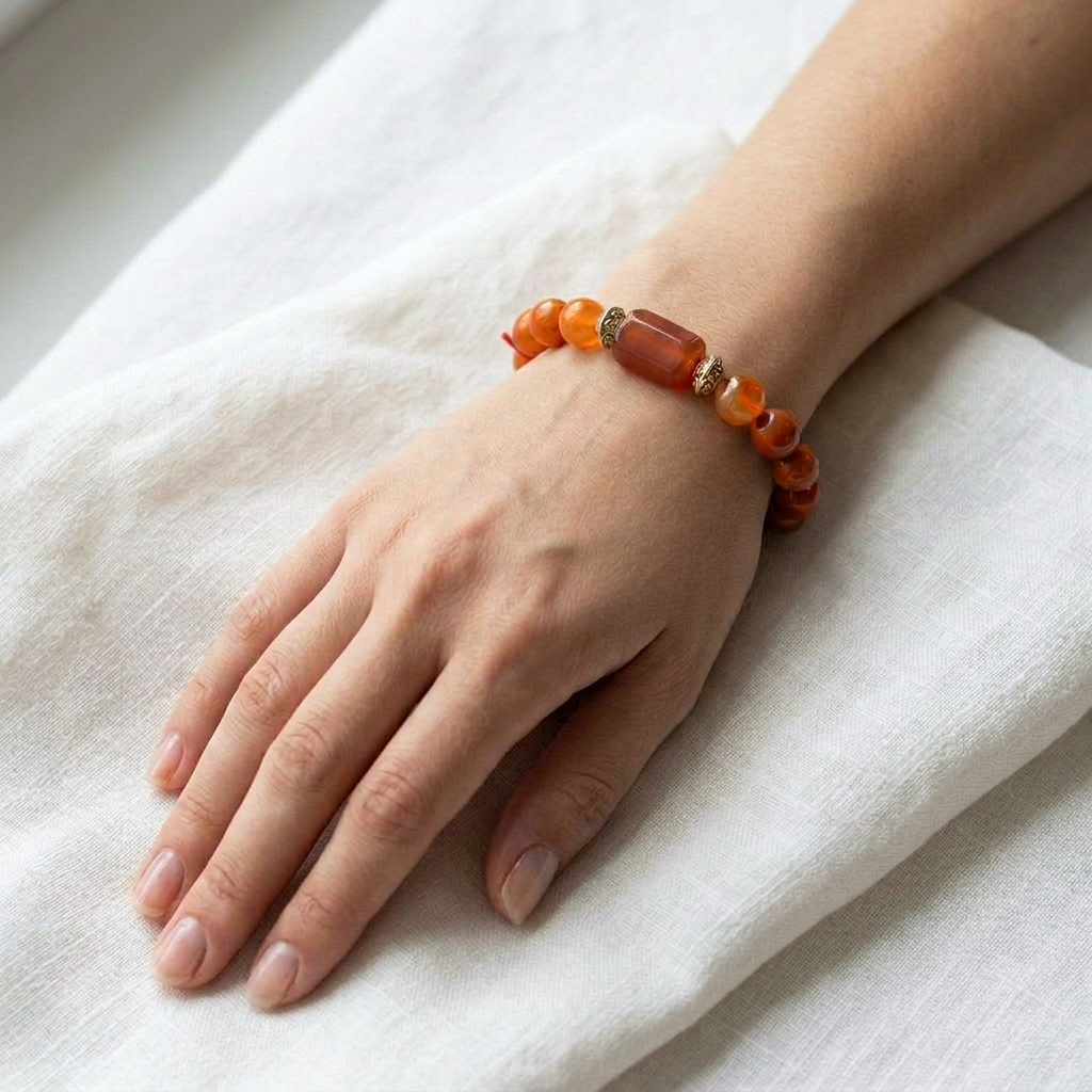 Red Jasper — Mesh Rashi Courage Stone