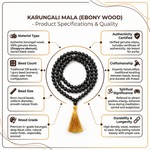 Karungali mala natural original