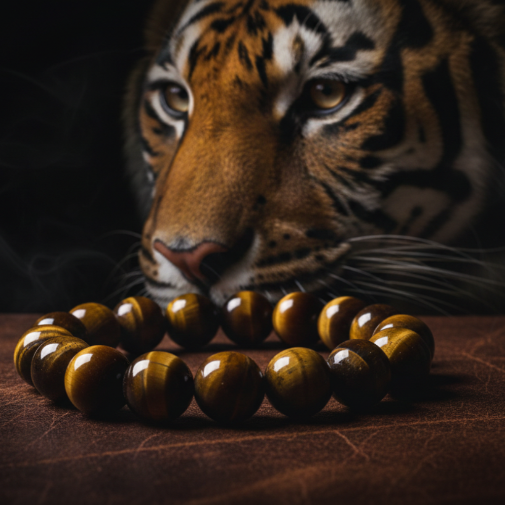 Brown TIger Eye Crystal Bracelet Original 10mm 