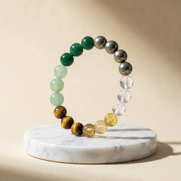Dhanyog Crystal Bracelet 10 MM