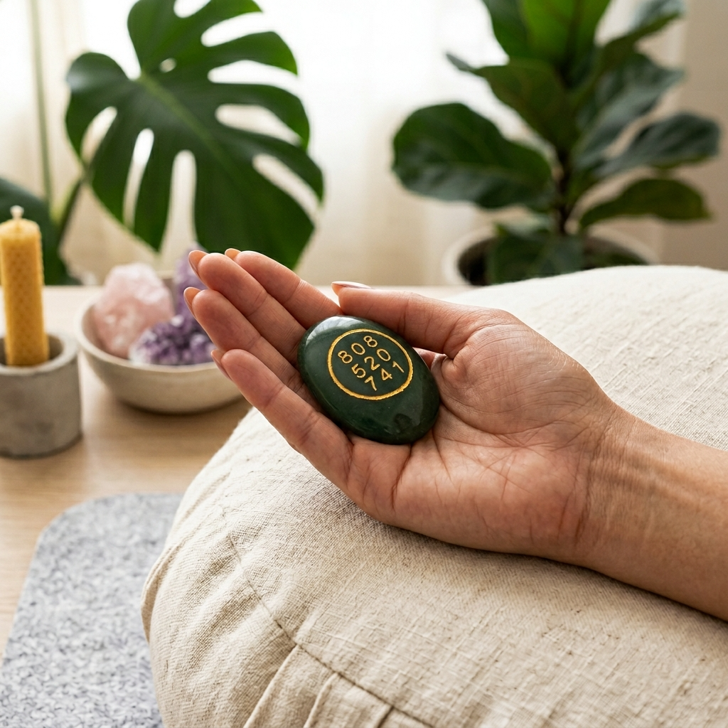Premium Green Jade Zibu Coin – Feng Shui Wealth & Good Luck