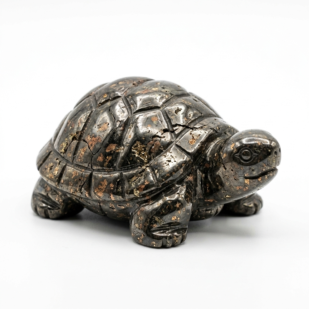 Vastu Pyrite Tortoise – Wealth, Protection & Positive Energy