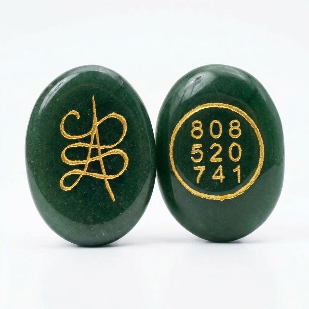 Premium Green Jade Zibu Coin – Feng Shui Wealth & Good Luck