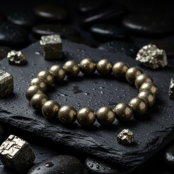 Pyrite Crystal Bracelet