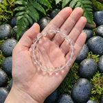 Rock Crystal Clear Quartz Bracelet 