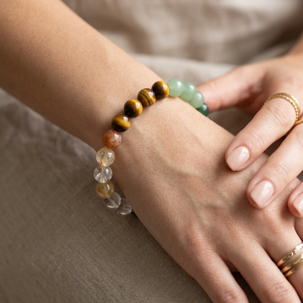 Dhanyog Wealth Crystal Bracelet [Lab Certified]